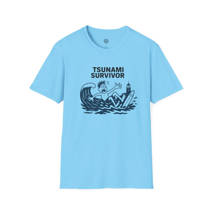 Tsunami Survivor Unisex - Soft Style U.S. Cotton T-Shirt