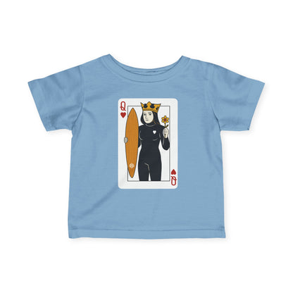 Queen of Hearts Surfer - Infant 100% Cotton T-Shirt