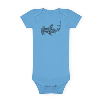 Ventangle Hammerhead - Baby Short Sleeve 100% Cotton Onesie