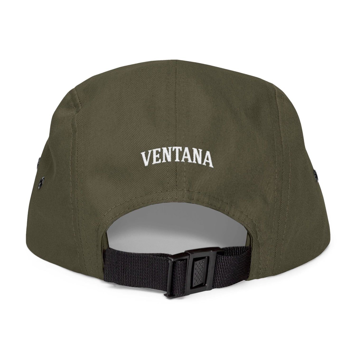 Ventana Three Board Embroidered 5 Panel Cap - 100% Cotton