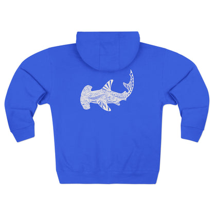 Ventangle Hammerhead Unisex - Zip Cotton Blend Fleece Hoodie
