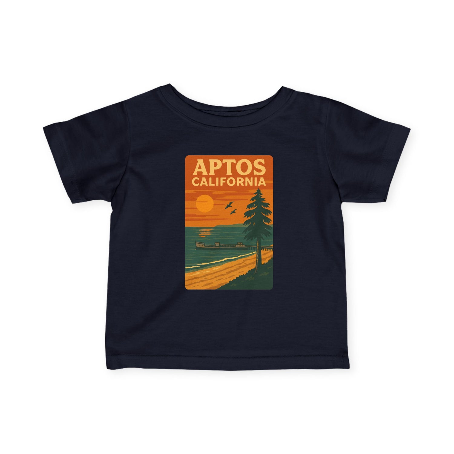 Aptos California Sunset - Infant 100% Cotton T-Shirt