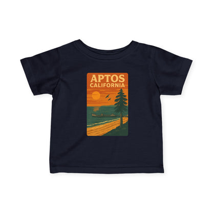 Aptos California Sunset - Infant 100% Cotton T-Shirt