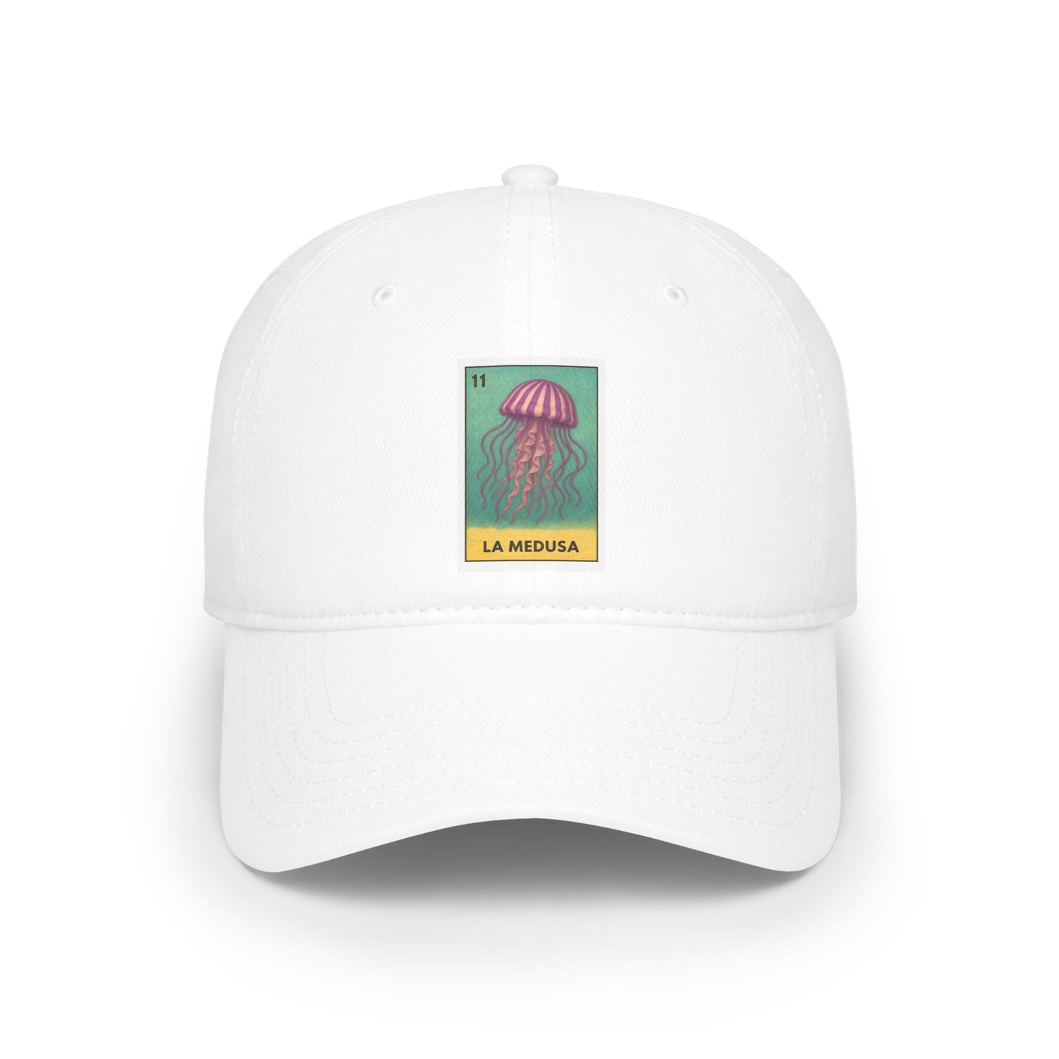 Sea Jelly Lotería Unisex - 100% Cotton Baseball Cap (La Medusa)