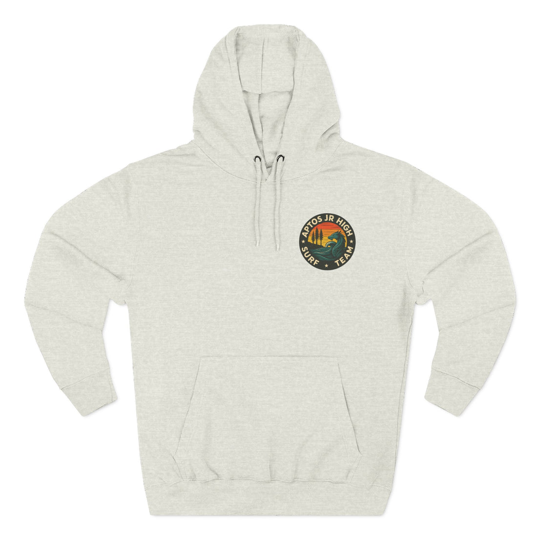 Aptos Junior High Surf Team Unisex - Pull-Over Cotton Blend Fleece Hoodie