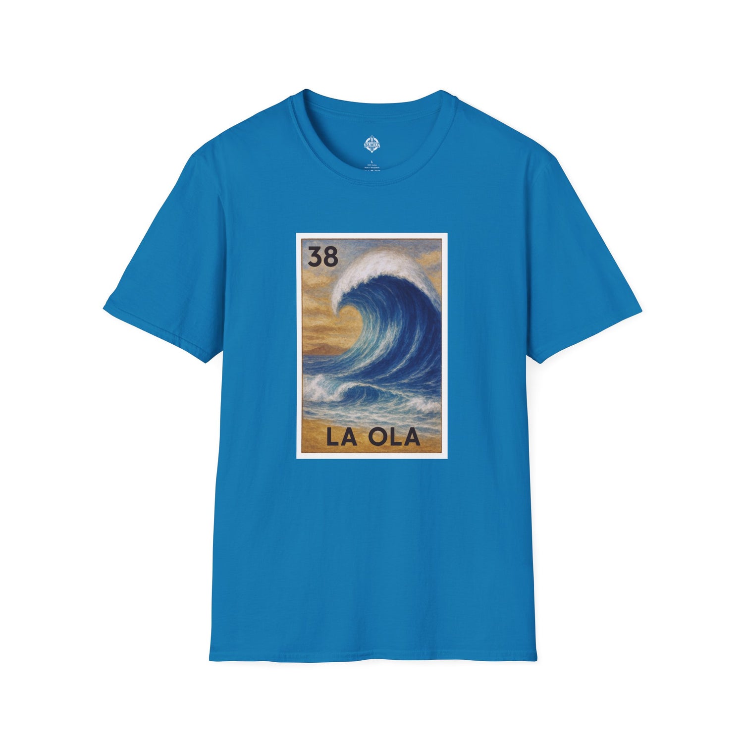 Wave Lotería Unisex - Soft Style U.S. Cotton T-Shirt (La Ola)