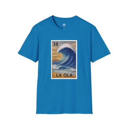 Wave Lotería Unisex - Soft Style U.S. Cotton T-Shirt (La Ola)