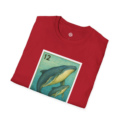 Whale Lotería Unisex - Soft Style U.S. Cotton T-Shirt (La Ballena)