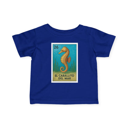 Seahorse Lotería - Infant 100% Cotton T-Shirt (La Orca)
