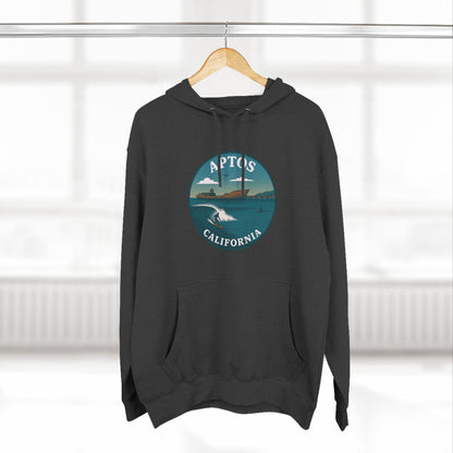 Aptos California Classic Unisex - Pull-Over Cotton Blend Fleece Hoodie
