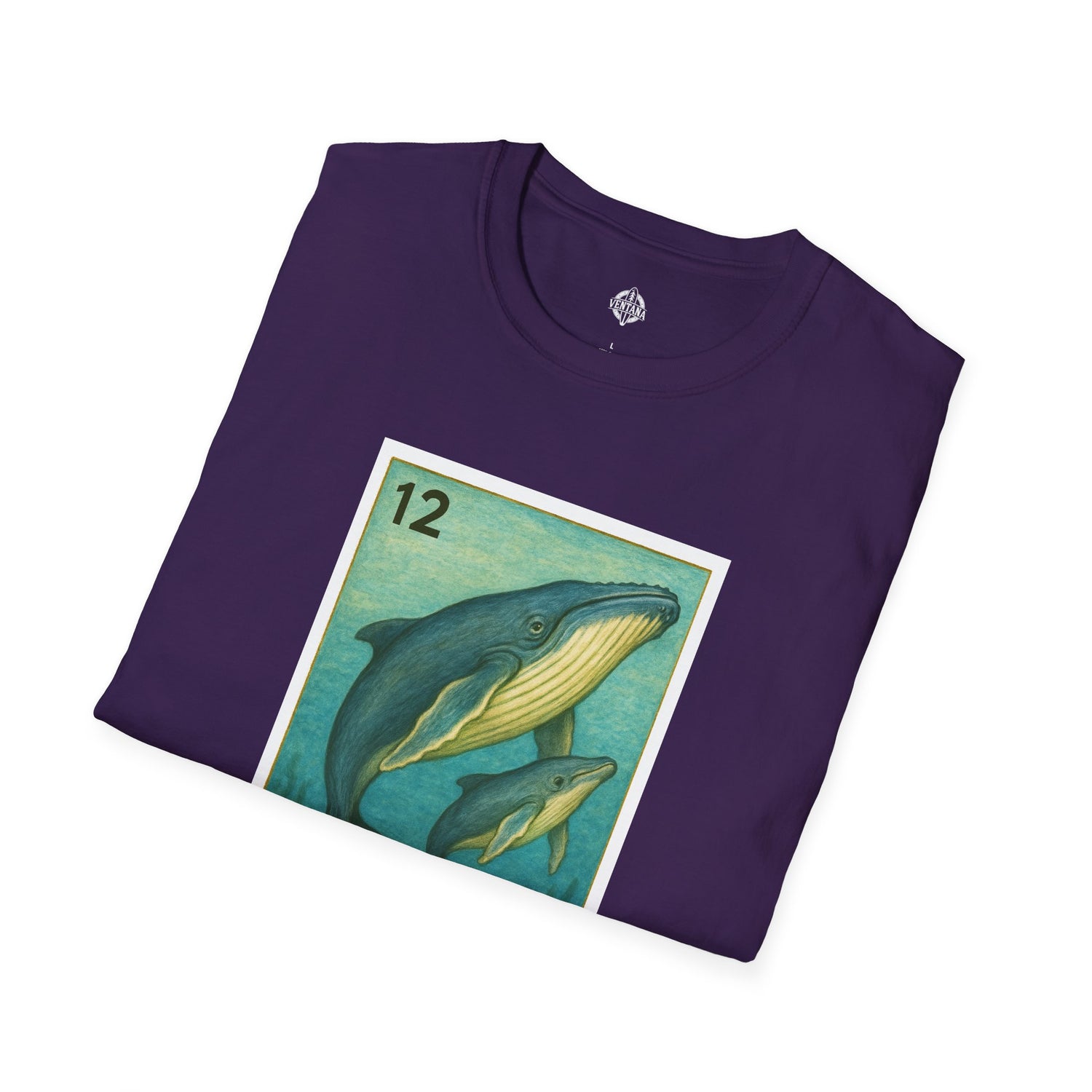Whale Lotería Unisex - Soft Style U.S. Cotton T-Shirt (La Ballena)