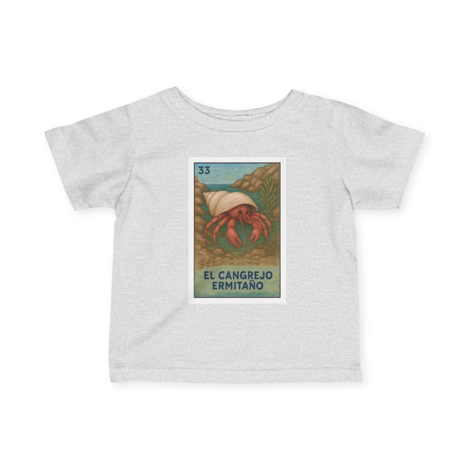 Hermit Crab Lotería - Infant 100% Cotton T-Shirt (El Cangrejo Ermitaño)