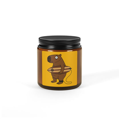 Capybara Surfer - Scented Soy Candle