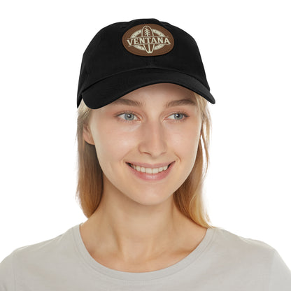Ventana Treefish Logo Vegan Leather Patch Hat