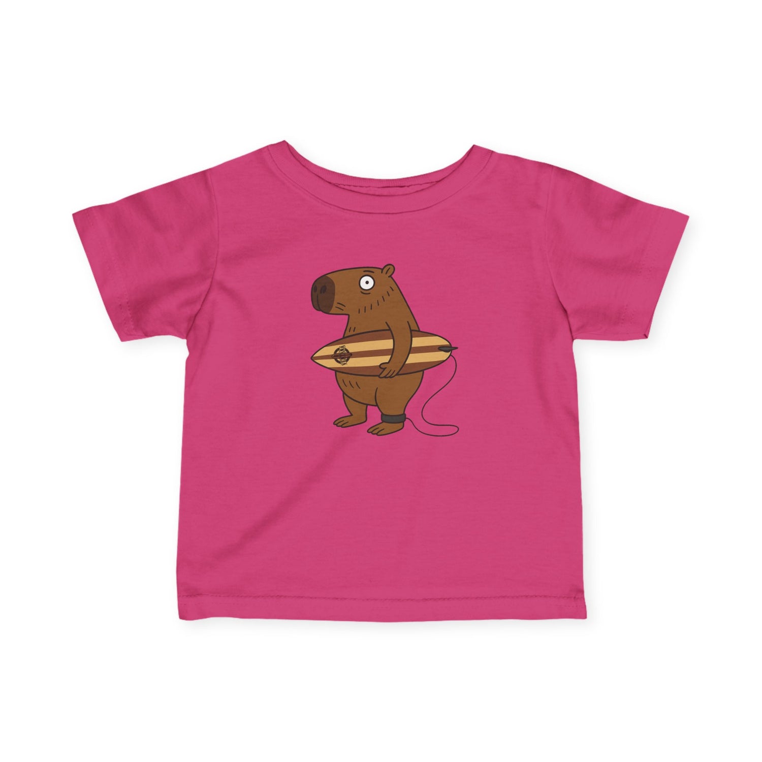 Capybara Surfer - Infant 100% Cotton T-Shirt