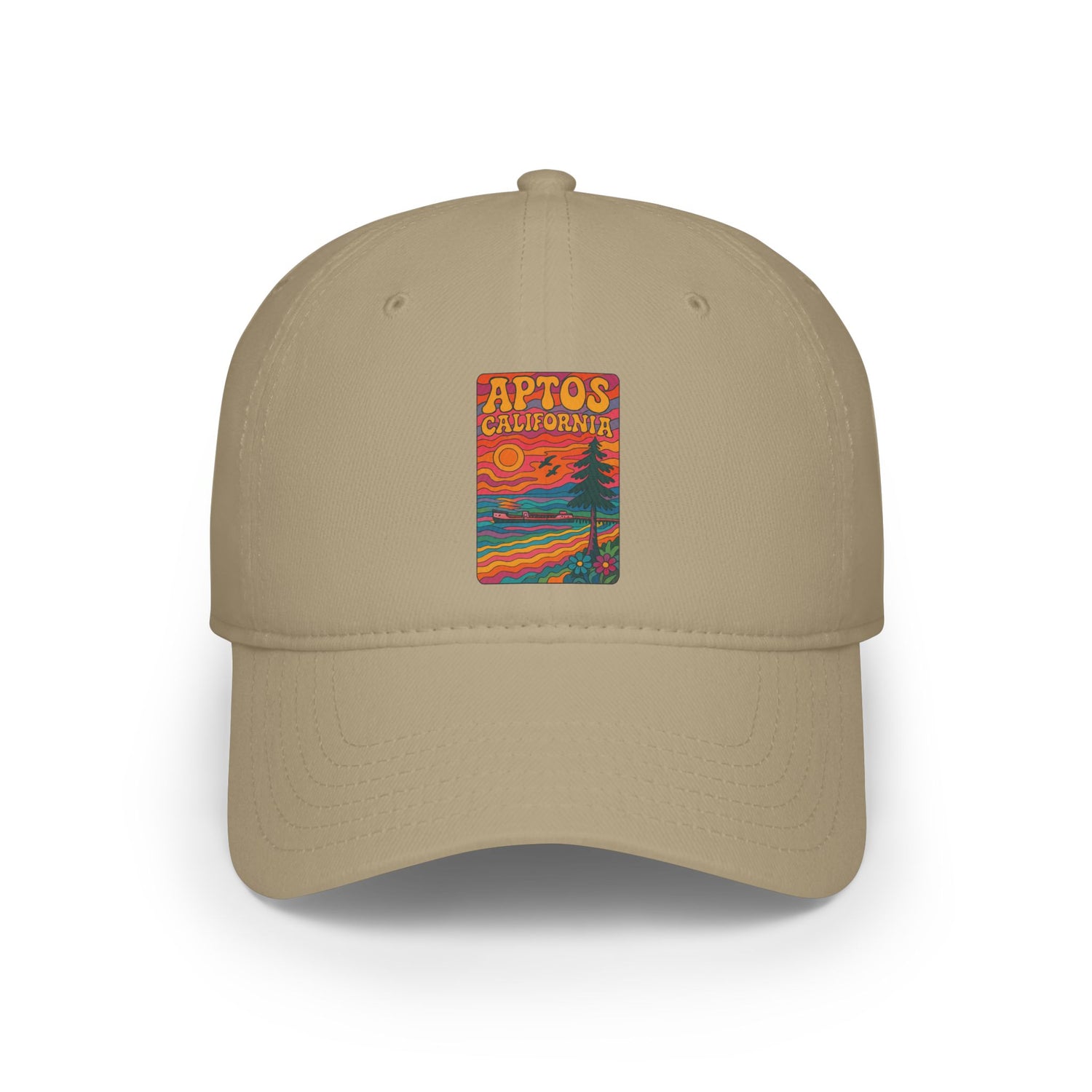 Aptos California Psychedelic - 100% Cotton Baseball Cap