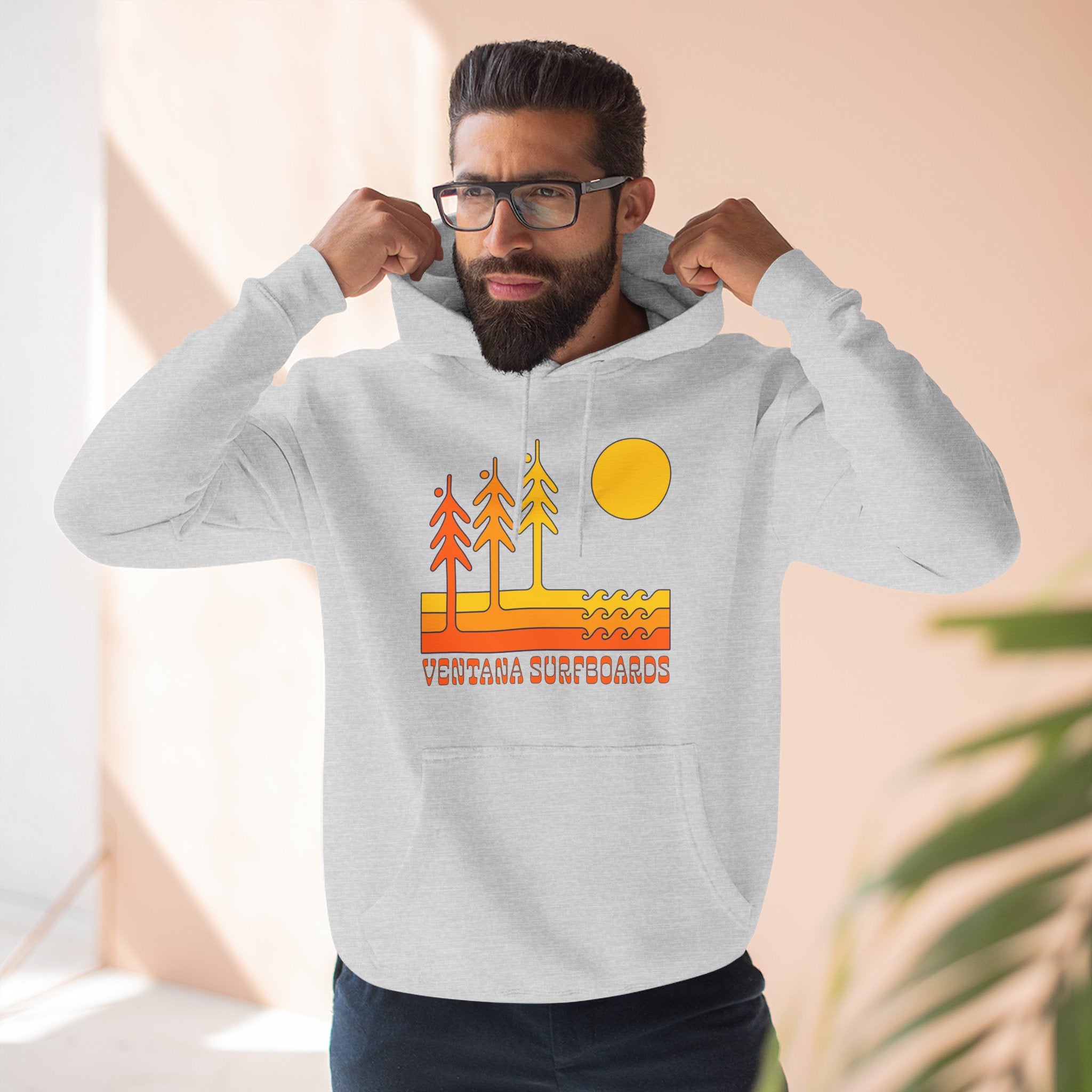 Ventana Circa 78 Unisex - Pull-Over Cotton Blend Fleece Hoodie