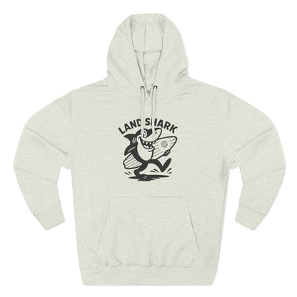 Land Shark Unisex - Pull-Over Cotton Blend Fleece Hoodie