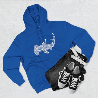 Ventangle Hammerhead Unisex - Pull-Over Cotton Blend Fleece Hoodie