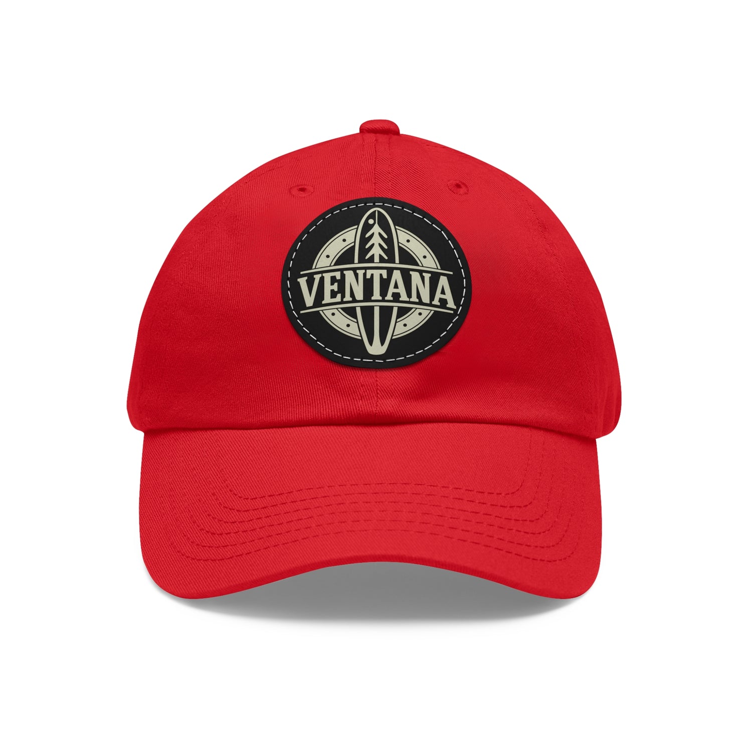 Ventana Treefish Logo Vegan Leather Patch Hat