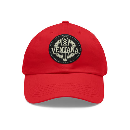 Ventana Treefish Logo Vegan Leather Patch Hat