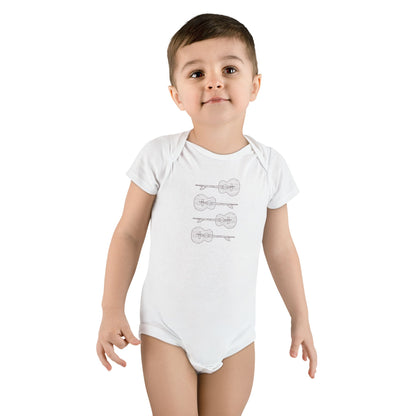 Ventana Santa Cruz Guitar Collab - Baby Short Sleeve 100% Cotton Onesie