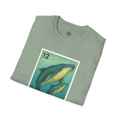 Whale Lotería Unisex - Soft Style U.S. Cotton T-Shirt (La Ballena)