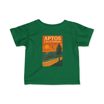 Aptos California Sunset - Infant 100% Cotton T-Shirt