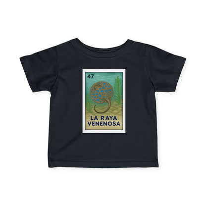 Stingray Lotería - Infant 100% Cotton T-Shirt (La Orca)