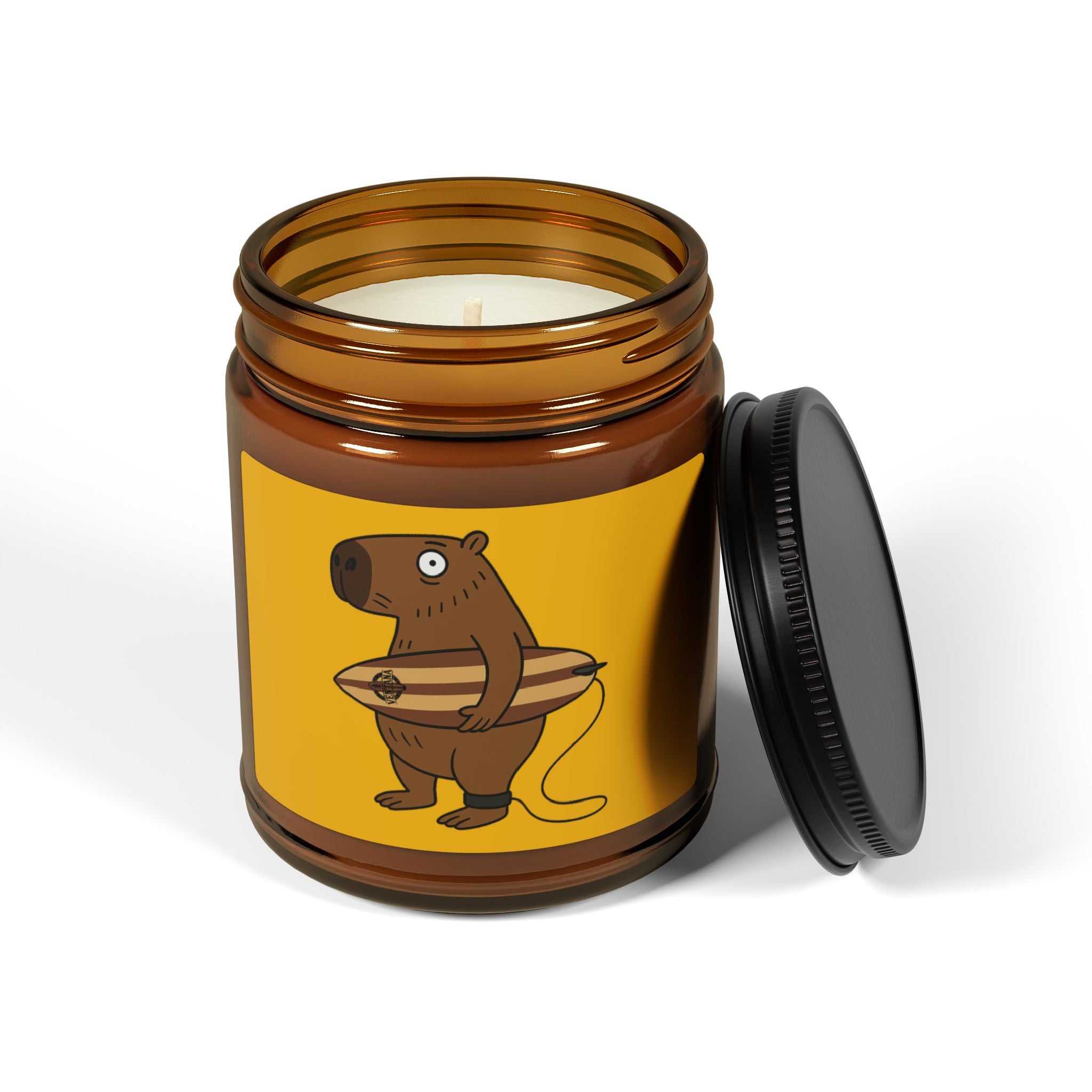 Capybara Surfer - Scented Soy Candle