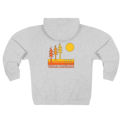 Ventana Circa 78 Unisex - Zip Cotton Blend Fleece Hoodie