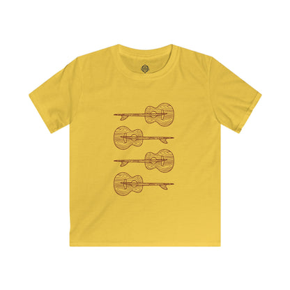 Ventana Santa Cruz Guitar Collab Kids - Soft Style U.S. Cotton T-Shirt