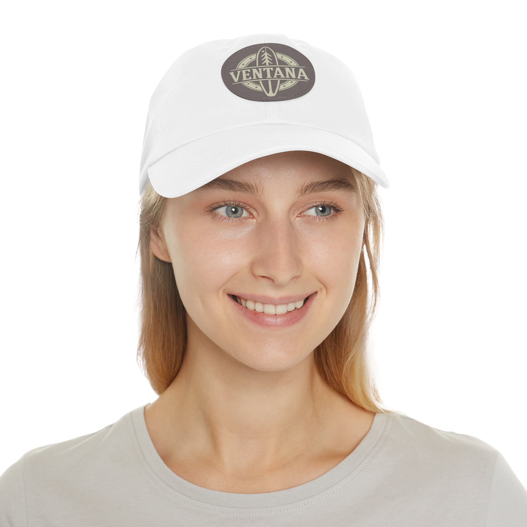 Ventana Treefish Logo Vegan Leather Patch Hat