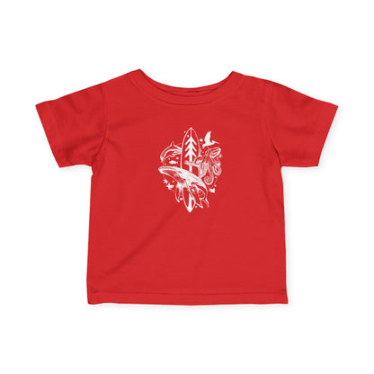 Ventana Monterey Bay by Thiago Bianchini - Infant 100% Cotton T-Shirt