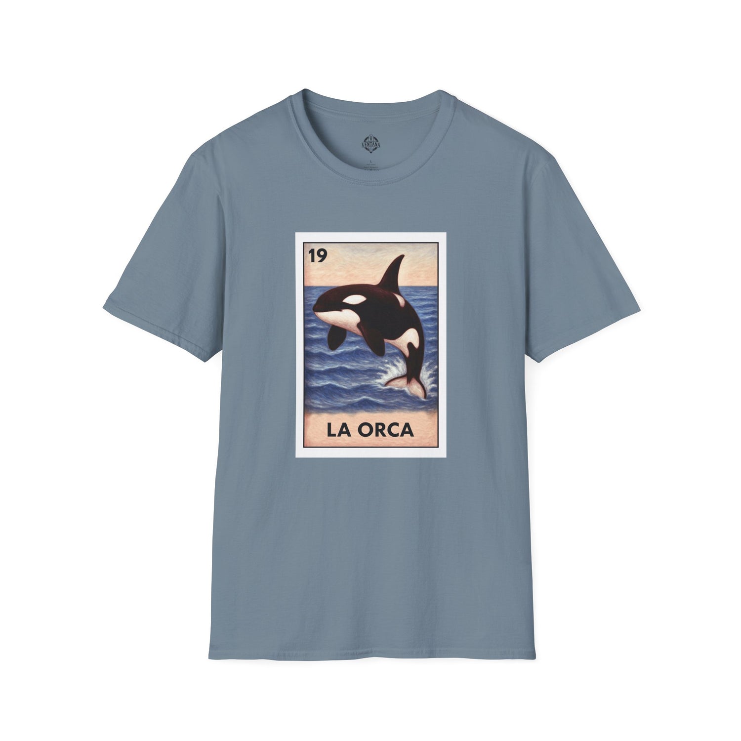 Orca Lotería Unisex - Soft Style U.S. Cotton T-Shirt (La Orca)