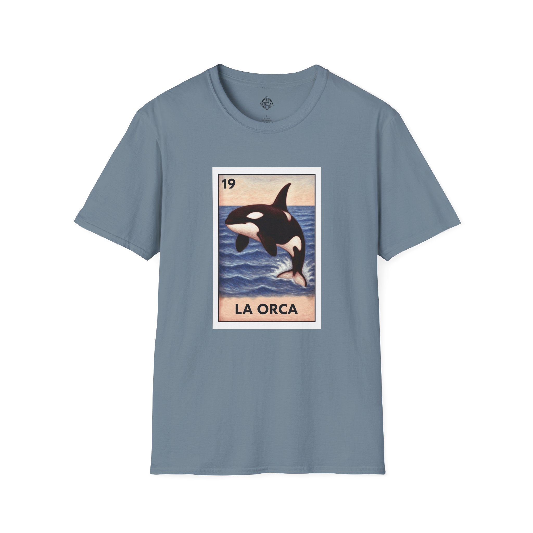Orca Lotería Unisex - Soft Style U.S. Cotton T-Shirt (La Orca)