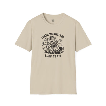 Leash Wranglers Surf Team Unisex - Soft Style U.S. Cotton T-Shirt