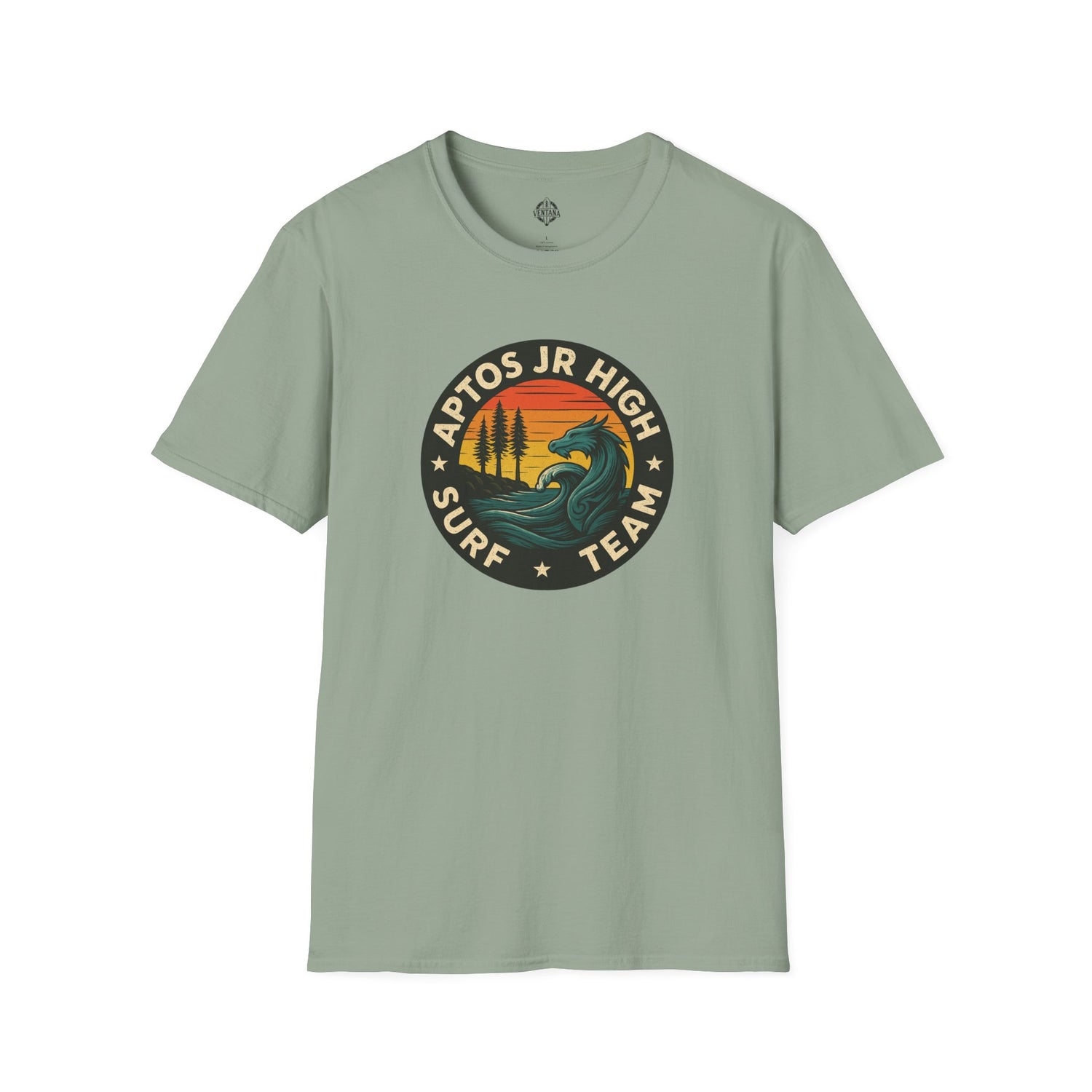 Aptos Junior High Surf Team Unisex - U.S. Cotton T-Shirt