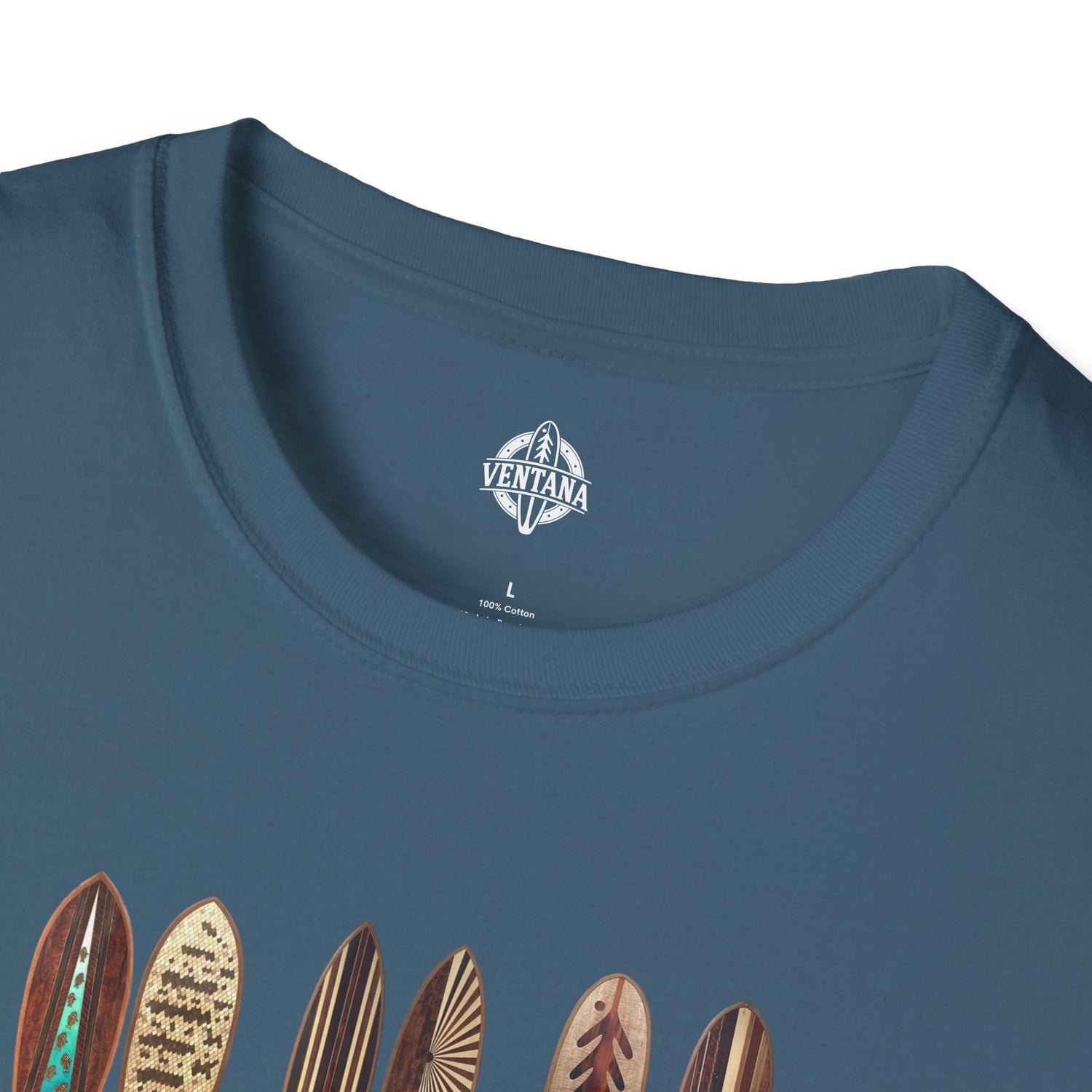 Ventana Wooden Surfboards Unisex - Soft Style U.S. Cotton T-Shirt