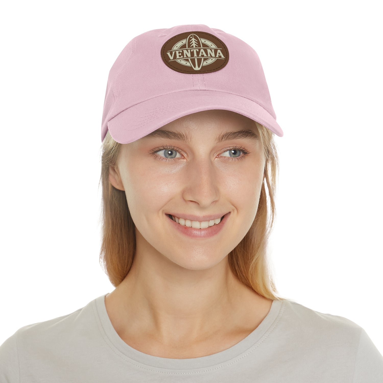 Ventana Treefish Logo Vegan Leather Patch Hat