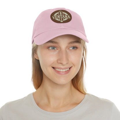 Ventana Treefish Logo Vegan Leather Patch Hat