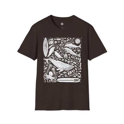 Ventana Marine Life by Lili Arnold Unisex - Soft Style U.S. Cotton T-Shirt