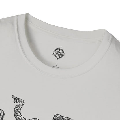 Ventangle Octopus Unisex - Soft Style U.S. Cotton T-Shirt