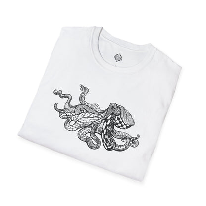 Ventangle Octopus Unisex - Soft Style U.S. Cotton T-Shirt