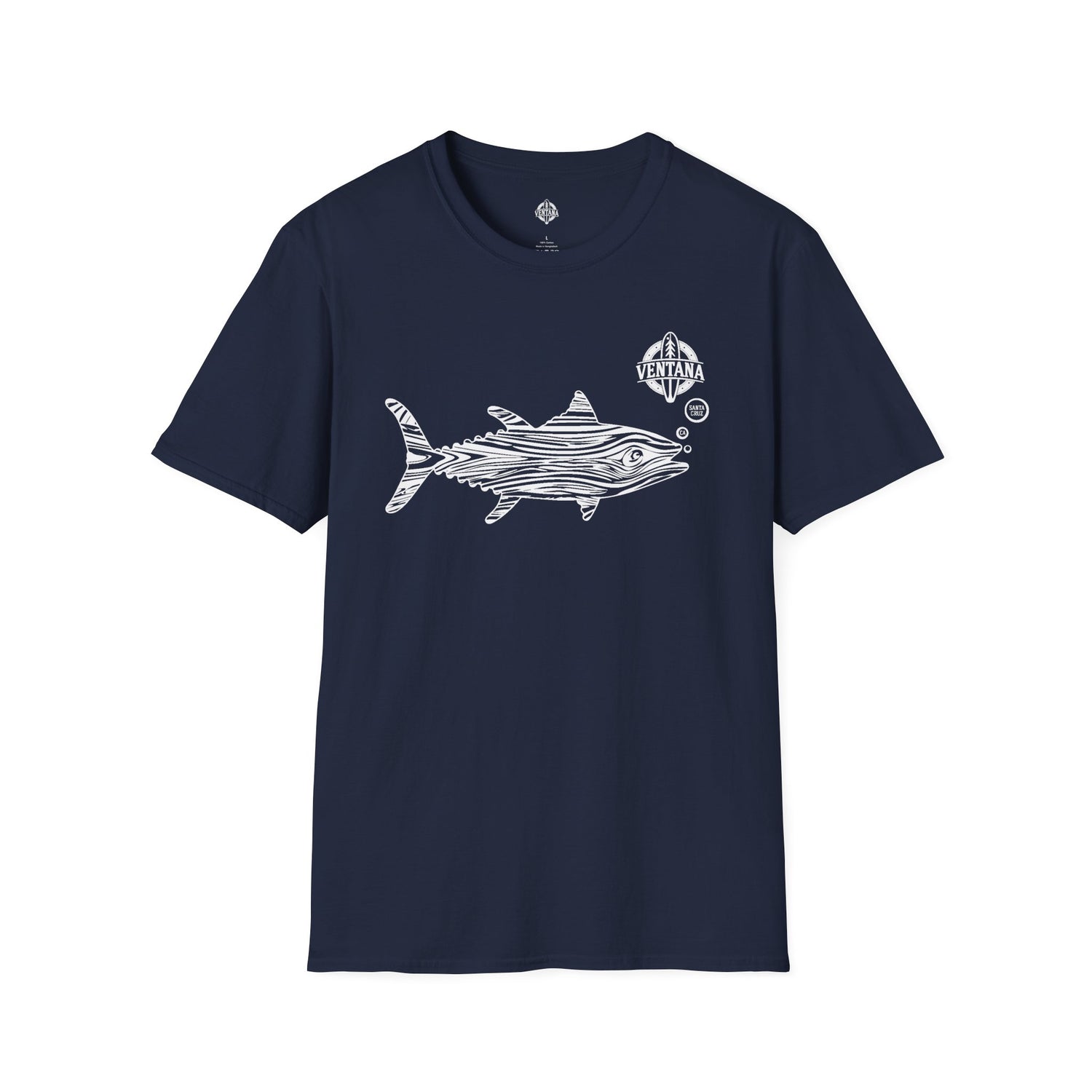 Ventana Wooden Tuna Unisex - Soft Style U.S. Cotton T-Shirt