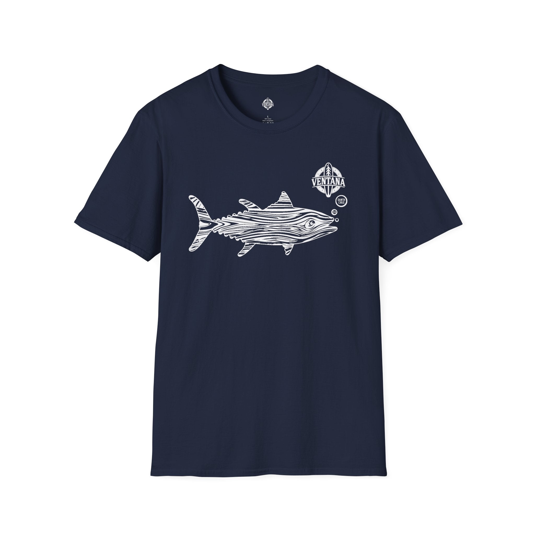 Ventana Wooden Tuna Unisex - Soft Style U.S. Cotton T-Shirt