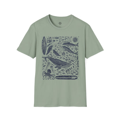 Ventana Marine Life by Lili Arnold Unisex - Soft Style U.S. Cotton T-Shirt