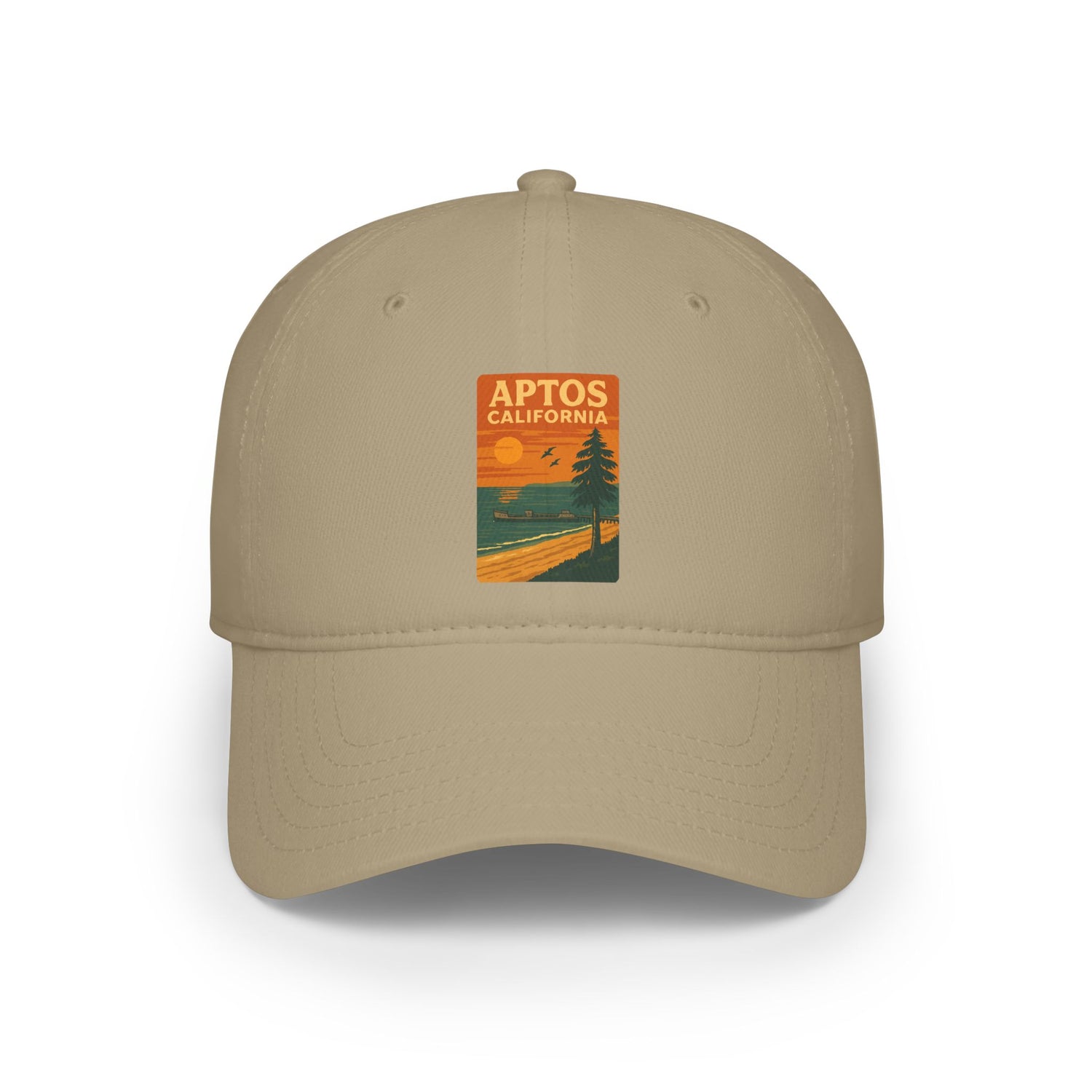 Aptos California Sunset - 100% Cotton Baseball Cap