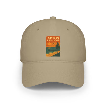 Aptos California Sunset - 100% Cotton Baseball Cap