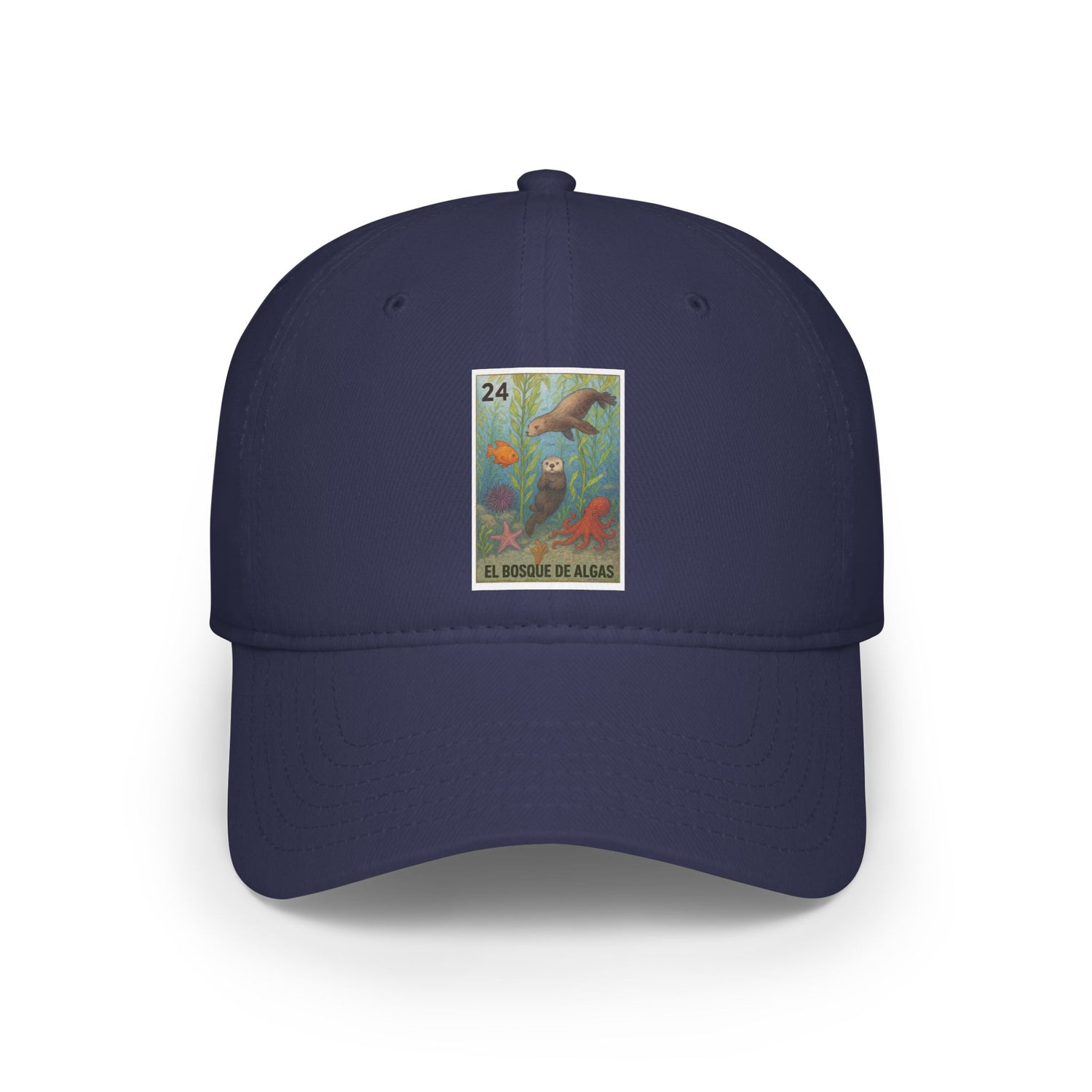 Kelp Forest Lotería Unisex - 100% Cotton Baseball Cap (El Bosque de Algas)